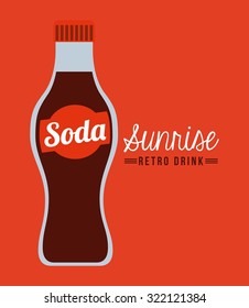 retro drinks design, vector illustration eps10 graphic 