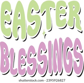 Retro Easter Craft Design. T-shirt Design. Illustration