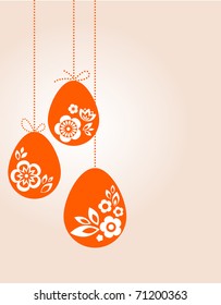 Retro Easter eggs