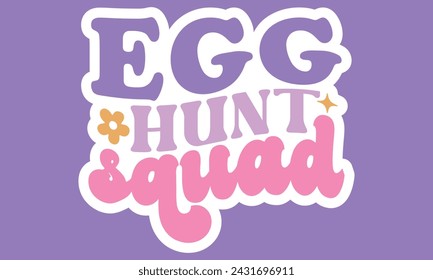 Retro Easter Sticker Bundle, Single Designs