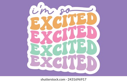 Retro Easter Sticker Bundle, Single Designs