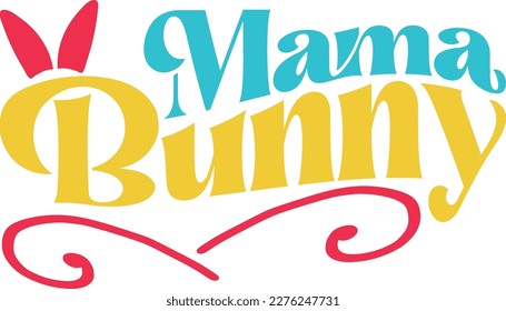 Retro Easter Svg Design, Vector