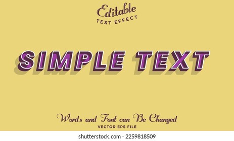 Retro editable text effect template, Slang Words