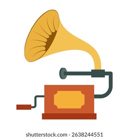 Retro electronic devices and vintage communication tools icons
