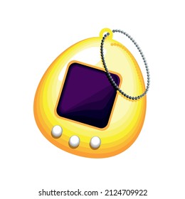 retro electronic toy icon isolated