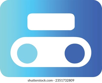 Retro element gradient shape vector art icon