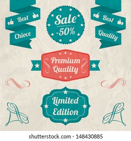 Retro elements for sale 