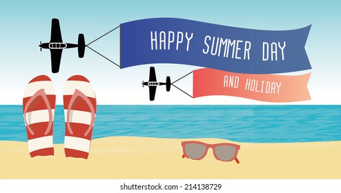 Retro elements for Summer calligraphic designs | Vintage ornaments | All for Summer holidays | vector set 