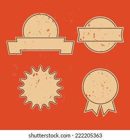 Retro Emblem Sign Design Elements. Vector illustration