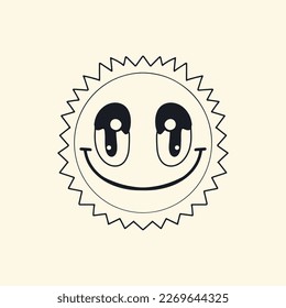 Retro Essentials. A Black and White Vector Graphics Character