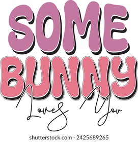 Retro Ester Sublimation Designs. Holiday Festive Graphics for Apparel and Cloth Printing. Ready Template for Print on Demand Business and Print Related Industry.