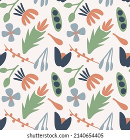 Retro exotic seamless vector pattern