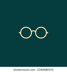retro eye glasses vector image