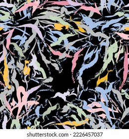 Retro fabric of floral pattern. Suit for ornament, decoration, textile, graphic wallpaper.