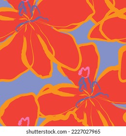 Tela retro de patrón floral. Suit para adorno, decoración, textil, papel pintado gráfico.