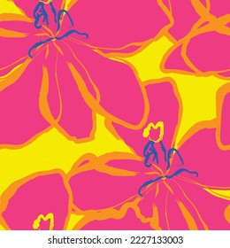 Retro fabric of floral pattern. Suit for ornament, decoration, textile, graphic wallpaper.