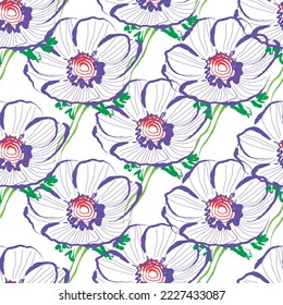 Retro fabric of floral pattern. Suit for ornament, decoration, textile, graphic wallpaper.