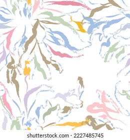Retro fabric of floral pattern. Suit for ornament, decoration, textile, graphic wallpaper.