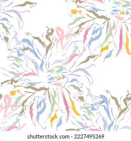Retro fabric of floral pattern. Suit for ornament, decoration, textile, graphic wallpaper.