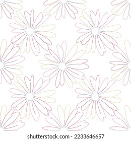 Tela retro de patrón floral. Suit para adorno, decoración, textil, papel pintado gráfico.
