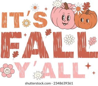 Retro Fall PNG Sublimation Bundle 