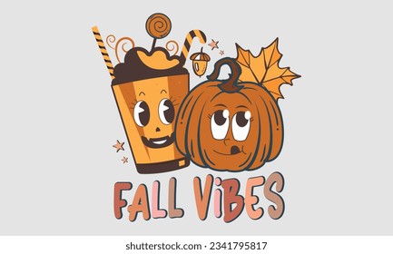 Retro Fall Sublimation Design Bundle 