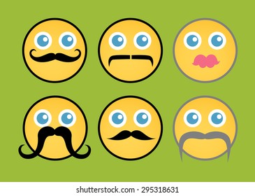Retro Fashion Smiley Set