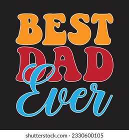 Retro Father's Day Svg Vector Design Vol-1