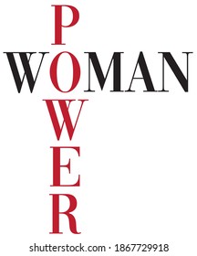 Retro feminist woman typography slogan print - Graphic font text pattern for girl tee - t shirt