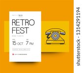 Retro Festival Booking App Interface Design