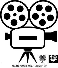 Retro film camera (Vector)