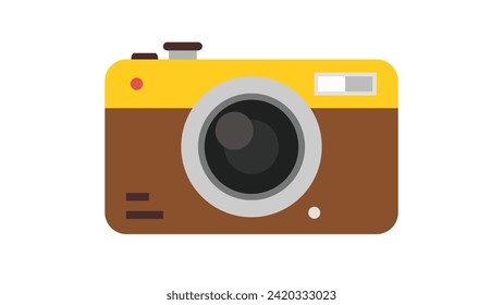 retro film digital camera symbol vector icon image