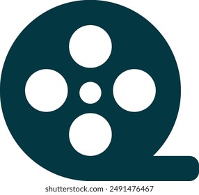 Retro film icon symbol. EPS Vector File