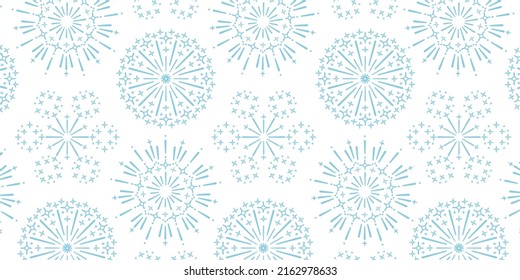 Retro fireworks pattern. Background illustration.
