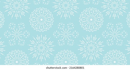Patrón de fuegos artificiales retro. Ilustración de fondo.