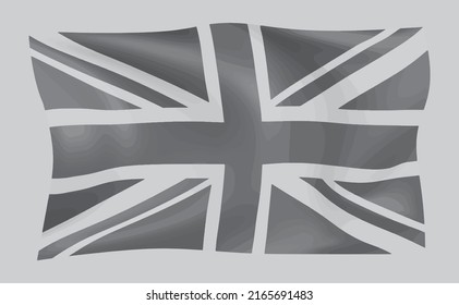 Bandera retro del Reino Unido.