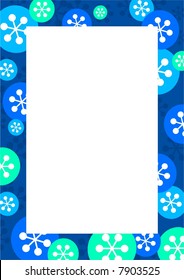 retro flake frame