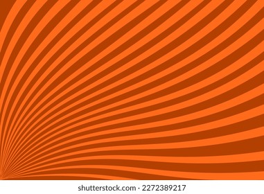 Retro flare vector design. With wavy lines.