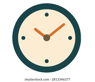 Retro flat clock icon pack featuring clean minimalist timepiece symbols. Perfect for UI design, mobile apps, websites, dashboards, branding, and digital interfaces.