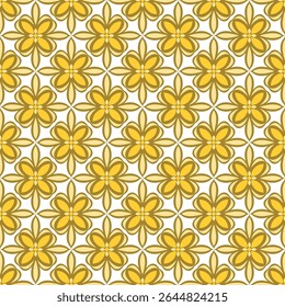 Retro Flat Flower Floral Style Repetitivo Gráfico Backdrop Pattern Design
