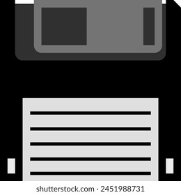 retro floppy disk disquette vector icon