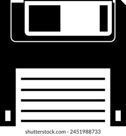 Retro-Diskettendisquette-Vektorgrafik-Symbol