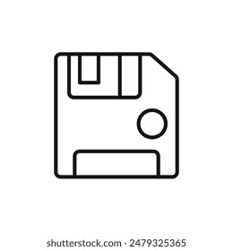 Retro-Diskettensymbol Ideal für Datenspeicherung und Datensicherung