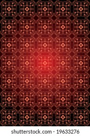 Retro floral background