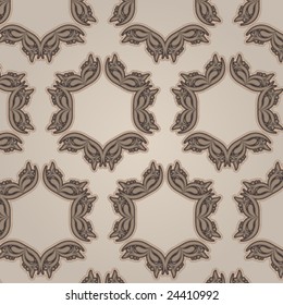 Retro Floral Background