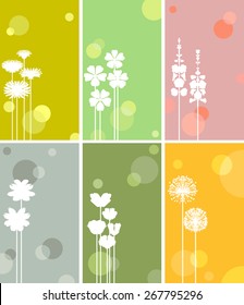 Retro floral background