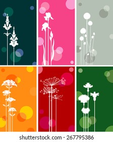 Retro floral background