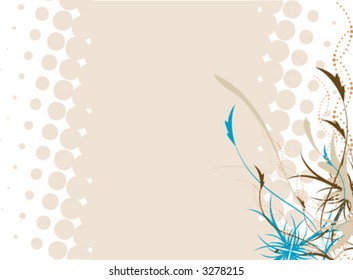 retro floral background