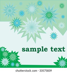 Retro floral background