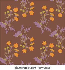 retro floral background